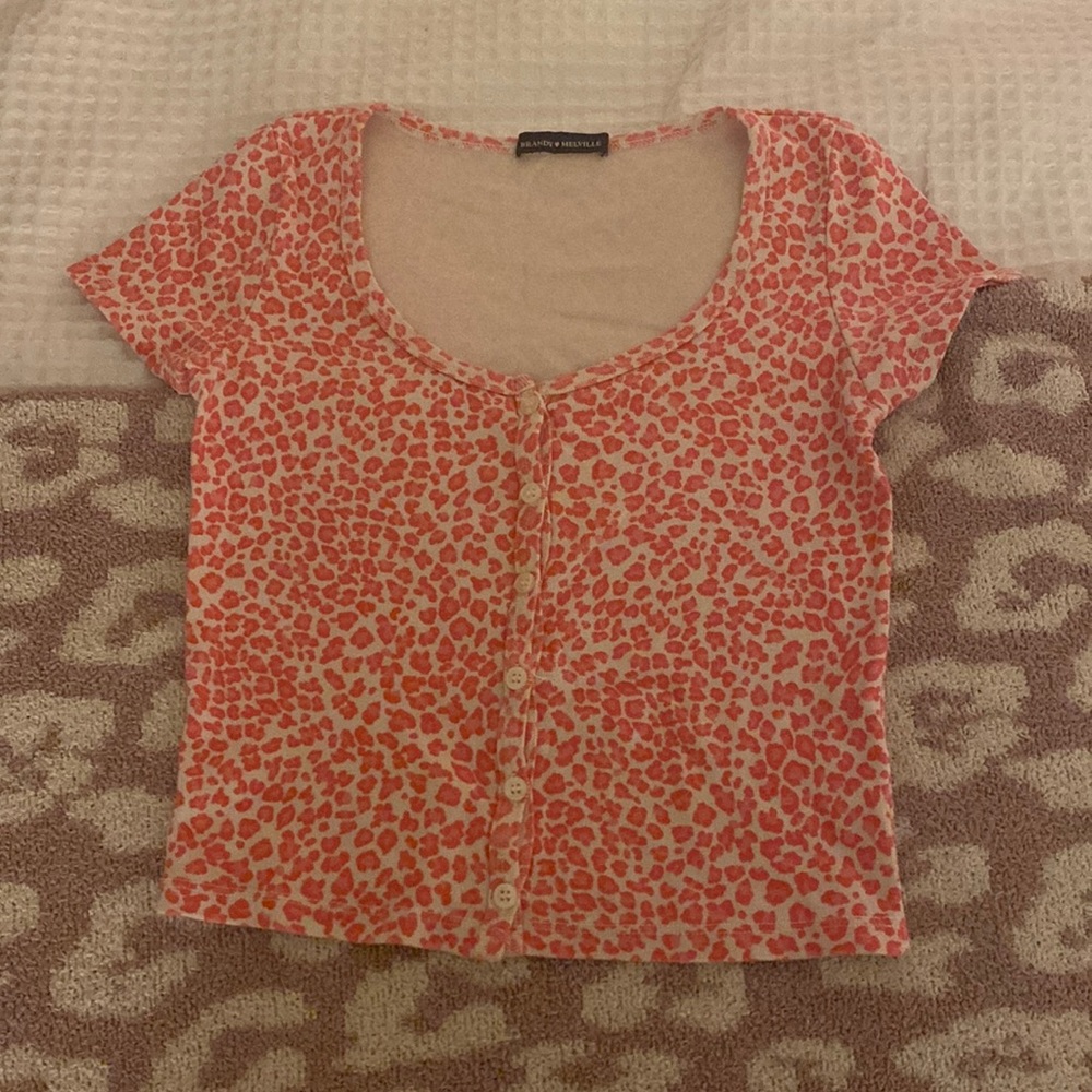 Pink Cheetah Zella Top *Rare*🩷